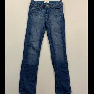 Paige Women's Blue Skyline Straight Leg Jeans 26